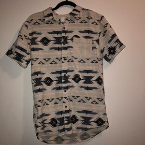 Men’s desert button up T-shirt